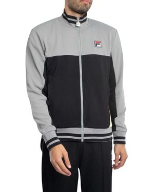 Fila Tiebreaker Funnel Neck Track Jacket in White for Men Lyst UK