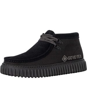 Clarks Torhill Hi Gore Tex Trainers - Black