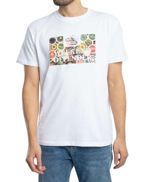 Weekend Offender Caps Graphic T-shirt - White