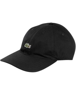 Lacoste Logo Cap - Black