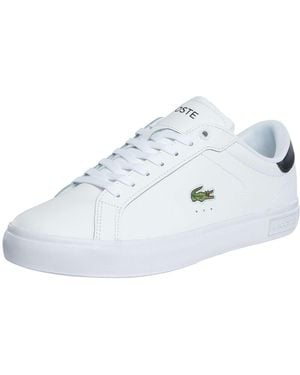 Lacoste Powercourt 225 2 Sma Leather Trainers - White