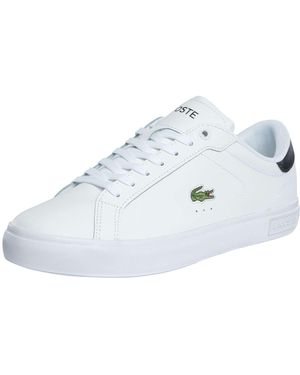 Lacoste Powercourt 225 2 Sma Leather Trainers - White