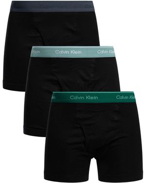 Calvin Klein 3 Pack Boxer Briefs - Black