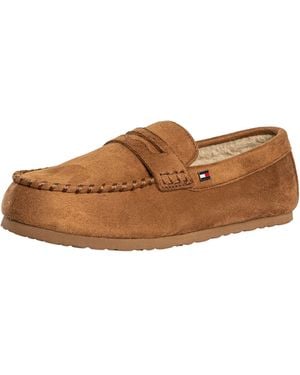 Tommy Hilfiger Driver Slippers - Brown