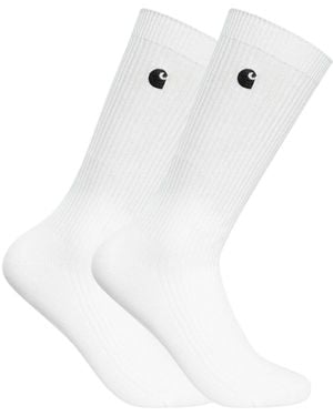 Carhartt 2 Pack Madison Logo Socks - White