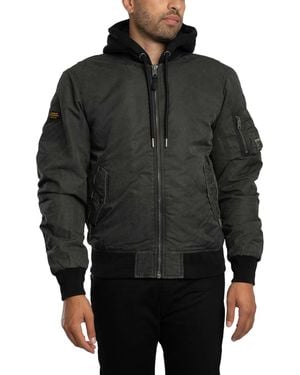 Superdry S Ma1 Military Bomber Jacket - Black