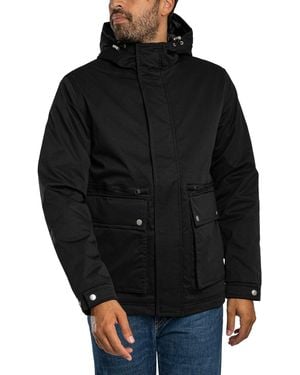 Jack & Jones Wolf Parka Jacket - Black