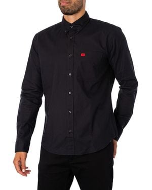 HUGO Evito Slim Shirt - Blue