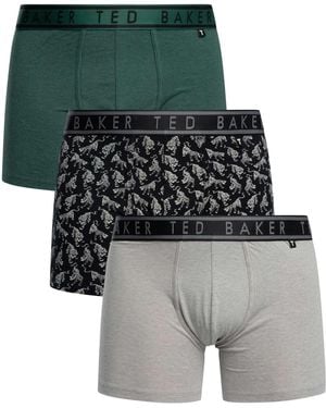 Ted Baker 3 Pack Boxer Briefs - Grey