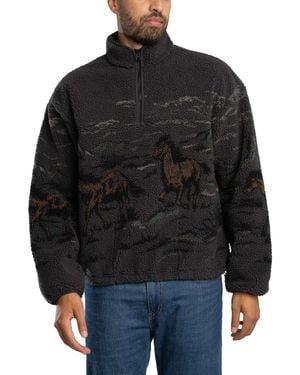 Levi's Idyllwild Sherpa Popover Fleece - Black