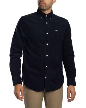 GANT Regular Corduroy Shirt - Blue