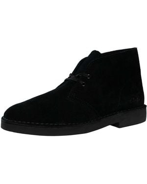 Clarks Desert Evo Suede Boots - Black