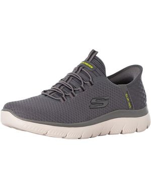 Skechers Slip-ins Summits High Range Trainers - Blue