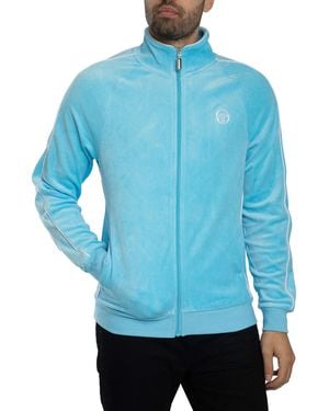 Sergio Tacchini Tasso Velour Track Jacket - Blue