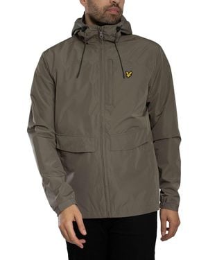 Lyle & Scott Lightweight Hooded Zip Through Jacket - Grey