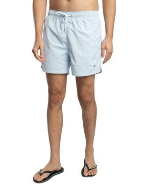 GANT Logo Swim Shorts - Blue
