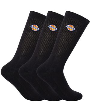 Dickies 3 Pack Valley Grove Socks - Black