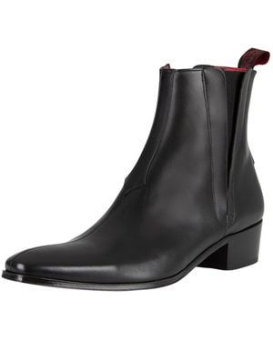 Jeffery West Carlito Leather Boots - Black