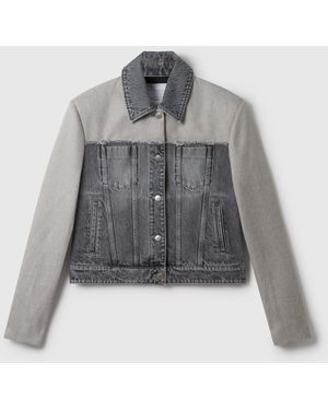 Stella McCartney Hybrid Tailored Jacket - Grey