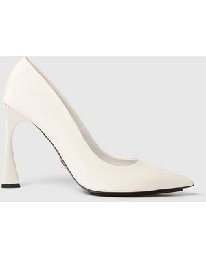 Stella McCartney Elsa Patent Court Shoes - White