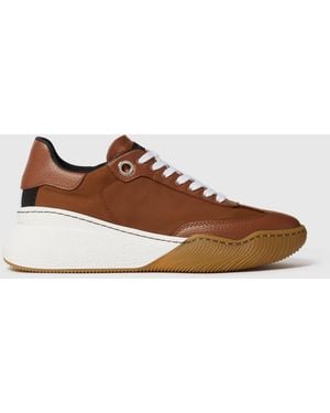 Stella McCartney Loop Panelled Trainers - Brown