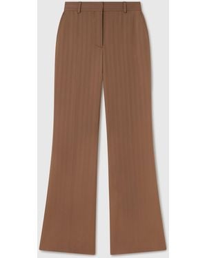 Stella McCartney Mid-Rise Bootcut Trousers - Brown