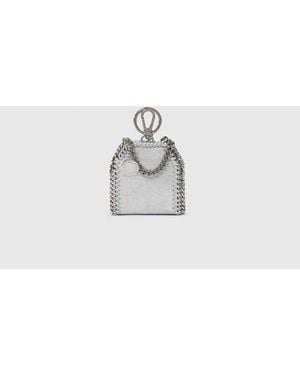 Stella McCartney Falabella Airpods Case Keyring - White