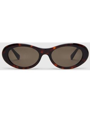 Stella McCartney Logo Oval Sunglasses - Multicolour