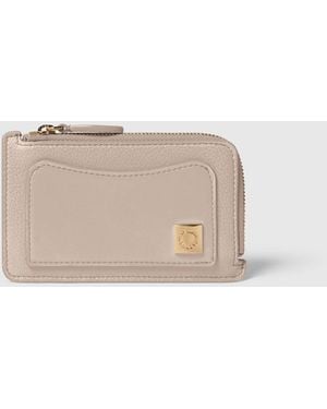 Stella McCartney Ryder Zip Cardholder - Natural
