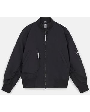 Stella McCartney Truecasuals Woven Bomber Jacket - Blue