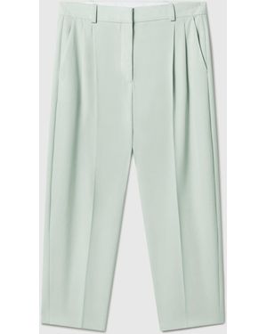 Stella McCartney Balloon Tailored Wool Trousers - Green