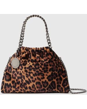 Stella McCartney Falabella Mini Drawstring Bag - Brown