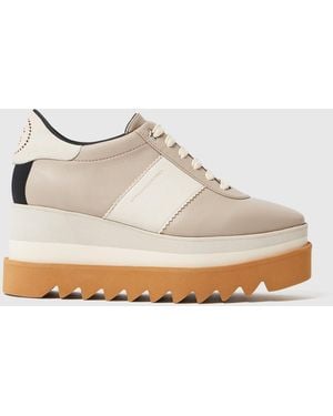 Stella McCartney Sneak-Elyse Platform Trainers - White