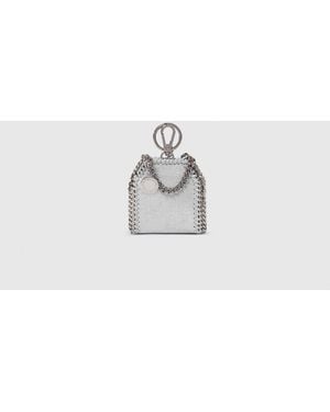 Stella McCartney Falabella Airpods Case Keyring - White