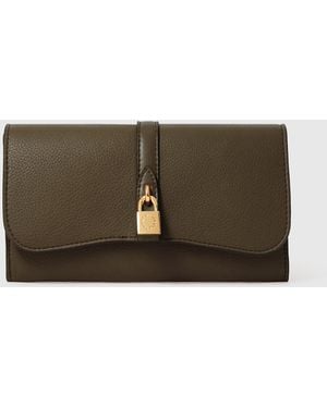 Stella McCartney Ryder Flap Continental Wallet - Green