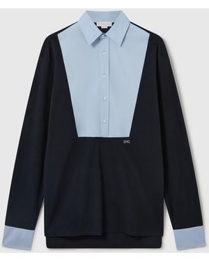 Stella McCartney Hybrid Polo Tailored Rugby Shirt - Blue