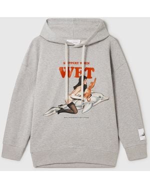 Stella McCartney Jeff Koons Slippery When Wet Hoodie - Grey