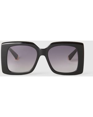 Stella McCartney Oversized Square Gradient Sunglasses, One Size - Grey