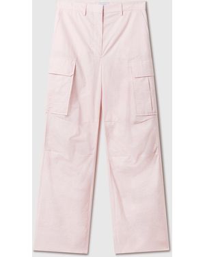 Stella McCartney Cargo Cotton Trousers - Pink