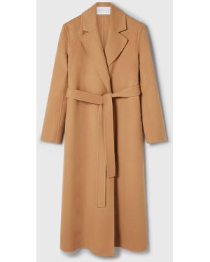 Stella McCartney Double-faced Belted Coat - White