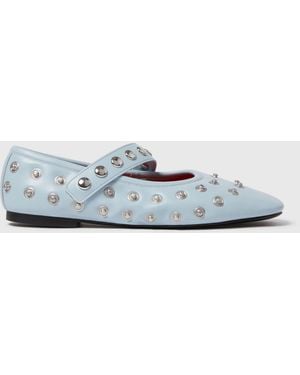 Stella McCartney Ryder Popper-studded Ballet Flats - White