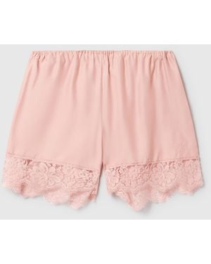 Stella McCartney Lace-trimmed Shorts - Pink