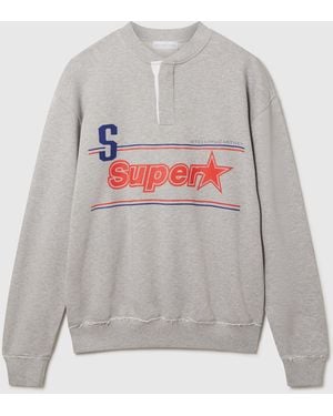 Stella McCartney Superstar Cotton Sweatshirt - Grey