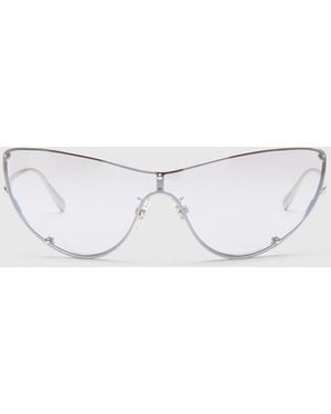 Stella McCartney Translucent Cat-eye Sunglasses - White