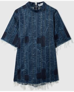 Stella McCartney Waistband Detail T-Shirt Dress - Blue