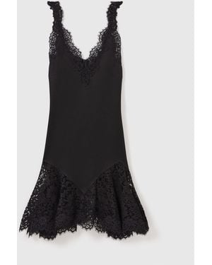Stella McCartney Lace-Trimmed Dress - Black