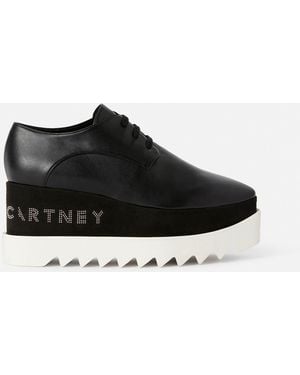 Stella McCartney Elyse Logo Platforms - Black