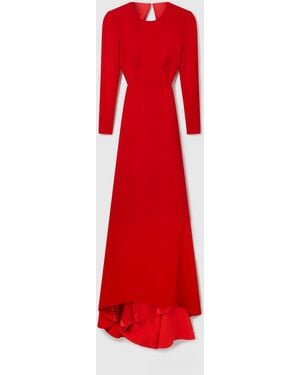Stella McCartney Backless Long-sleeve Floor-length Dress - Red