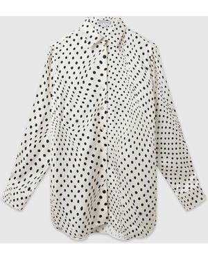 Stella McCartney Polka Dot Viscose Shirt - White