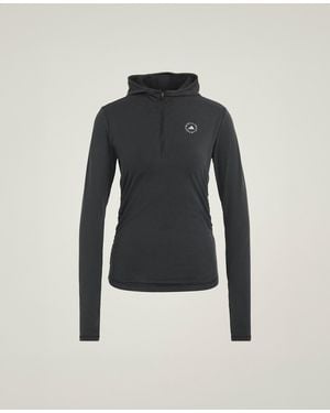 Stella McCartney Adidas By Studio Ruched Long Sleeve Top - Blue